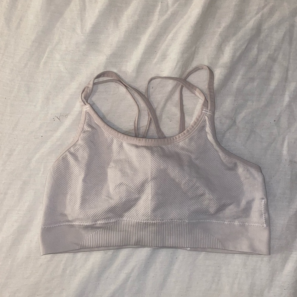 White Sports Bra